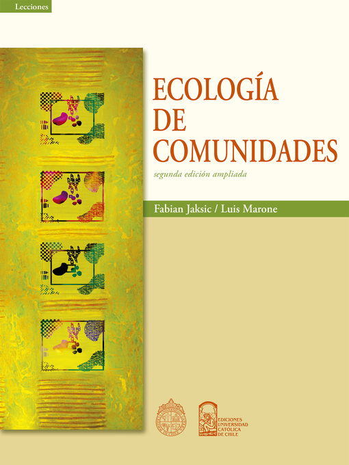 Title details for Ecología de comunidades by Fabián Jaksic A. - Available